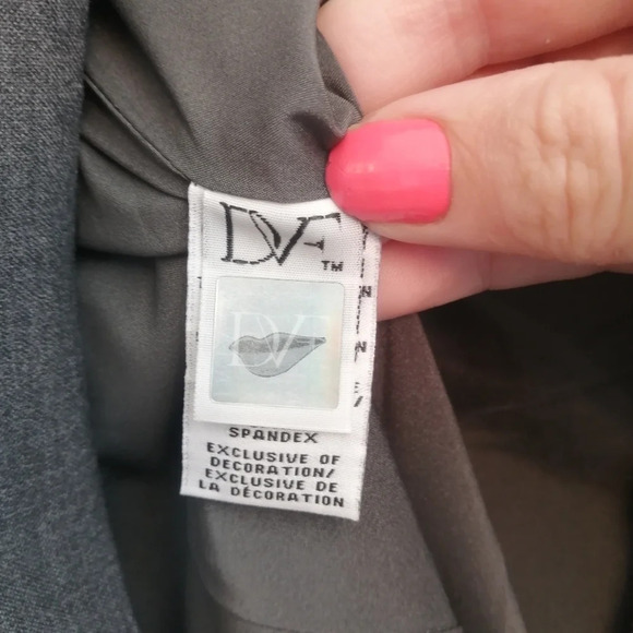 Diane Von Furstenberg Mackenzie Sheath Dress Embellished Jewel Neckline Gray 10 - Picture 11 of 14